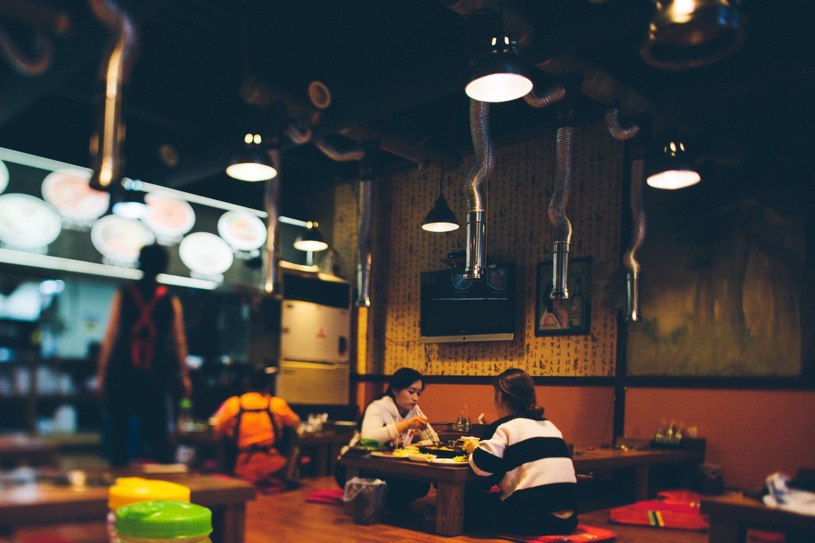 Warm dining atmosphere inside Nabi Korean BBQ