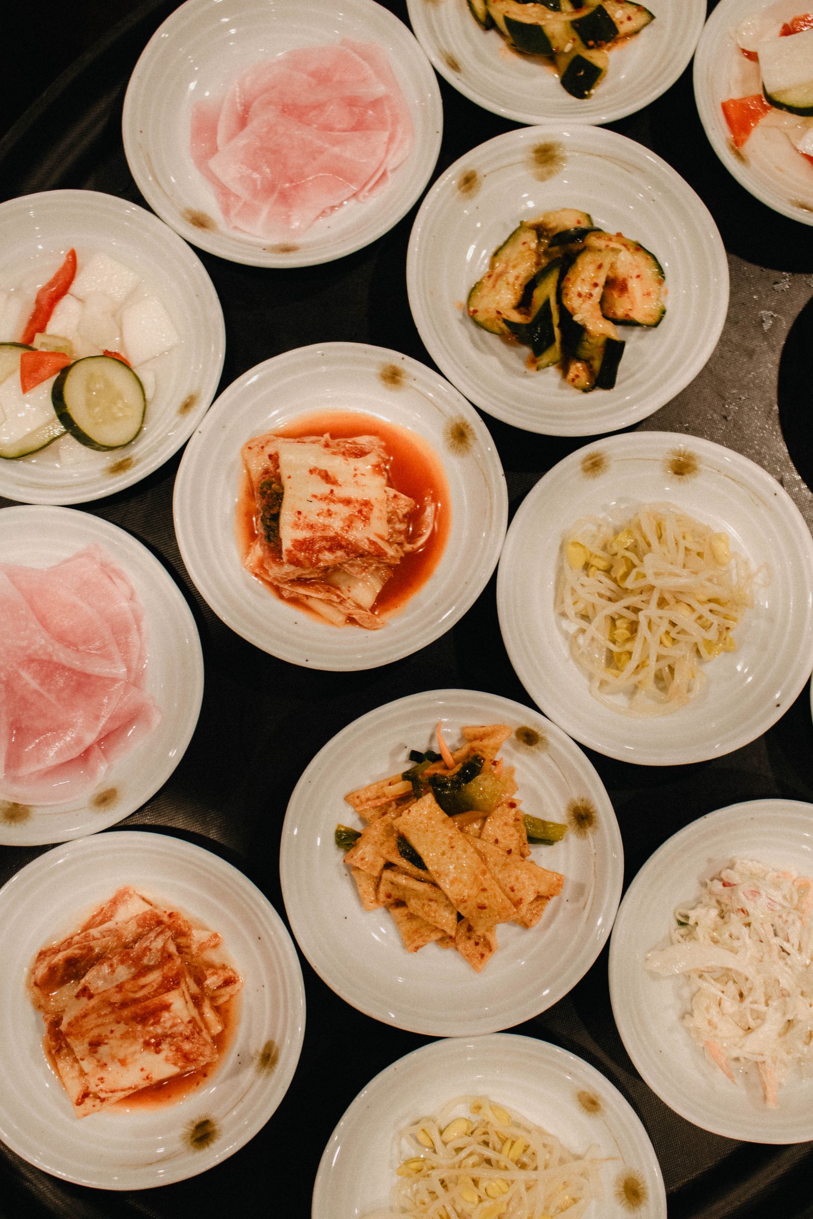 Set V — Korean BBQ spread at Nabi