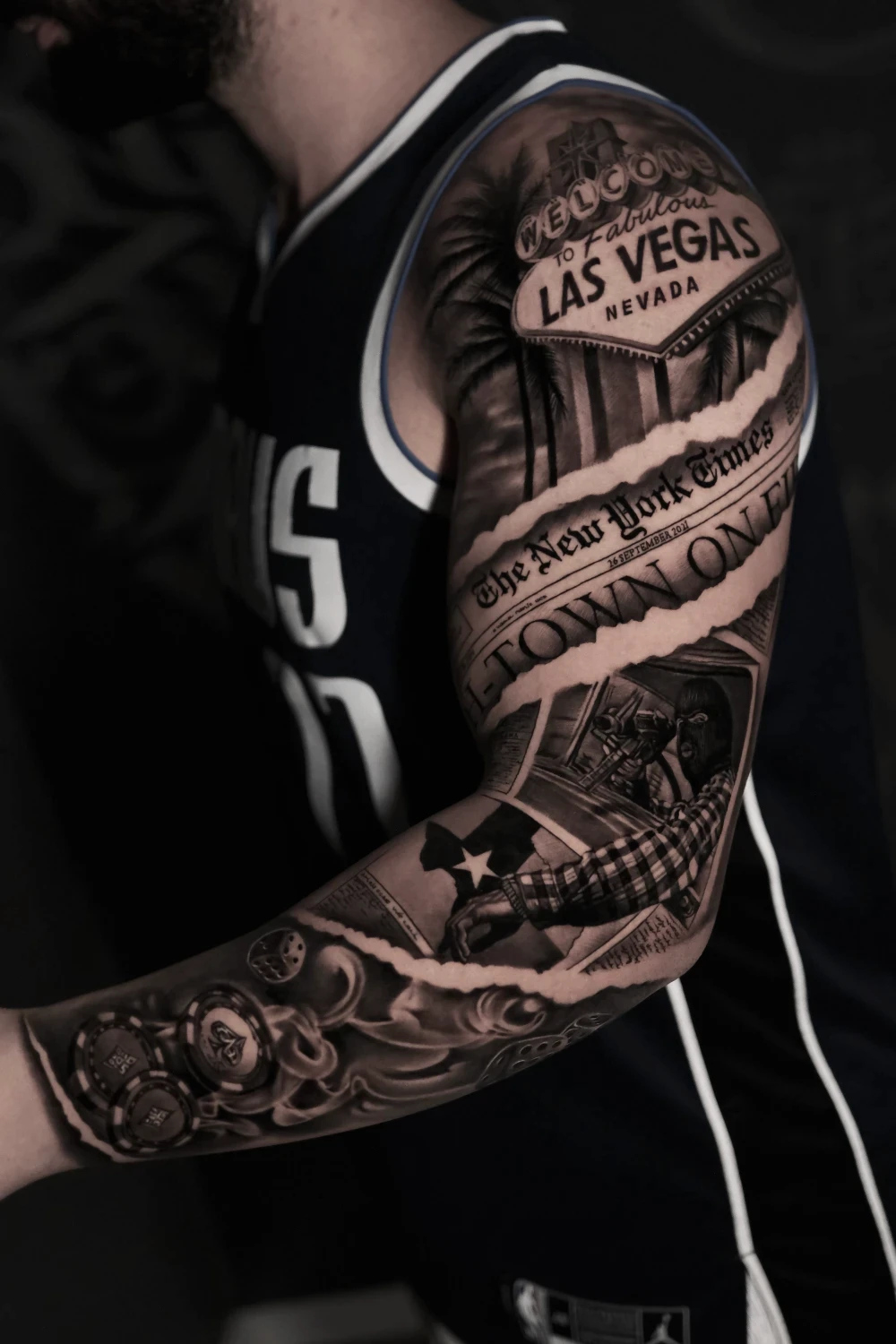 SEZTATTOOGALLERY — Kafataslı tam kol